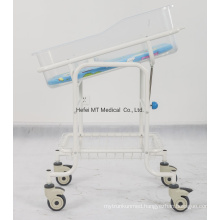 Movable Adjustable ABS Plactis Stainless Steel Baby Crib for Hospital